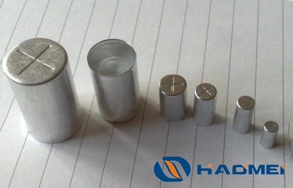 aluminum slugs for capacitor shell