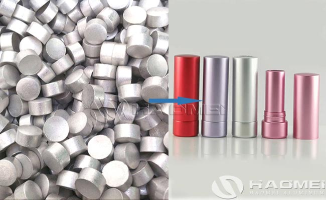 aluminum slugs for lipstick tubes