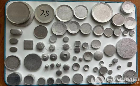 shapes of aluminum slugs