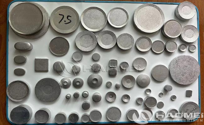 shapes of aluminum slugs