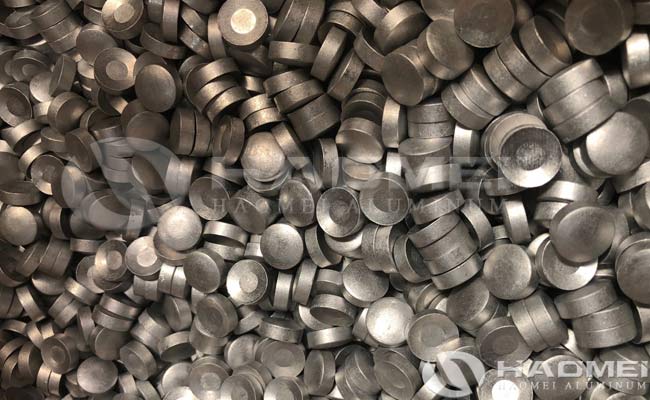 concave round aluminum slug