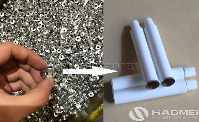 aluminium slugs for manufacturing aluminum tubes