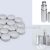 Aluminum slugs for cosmetic containers